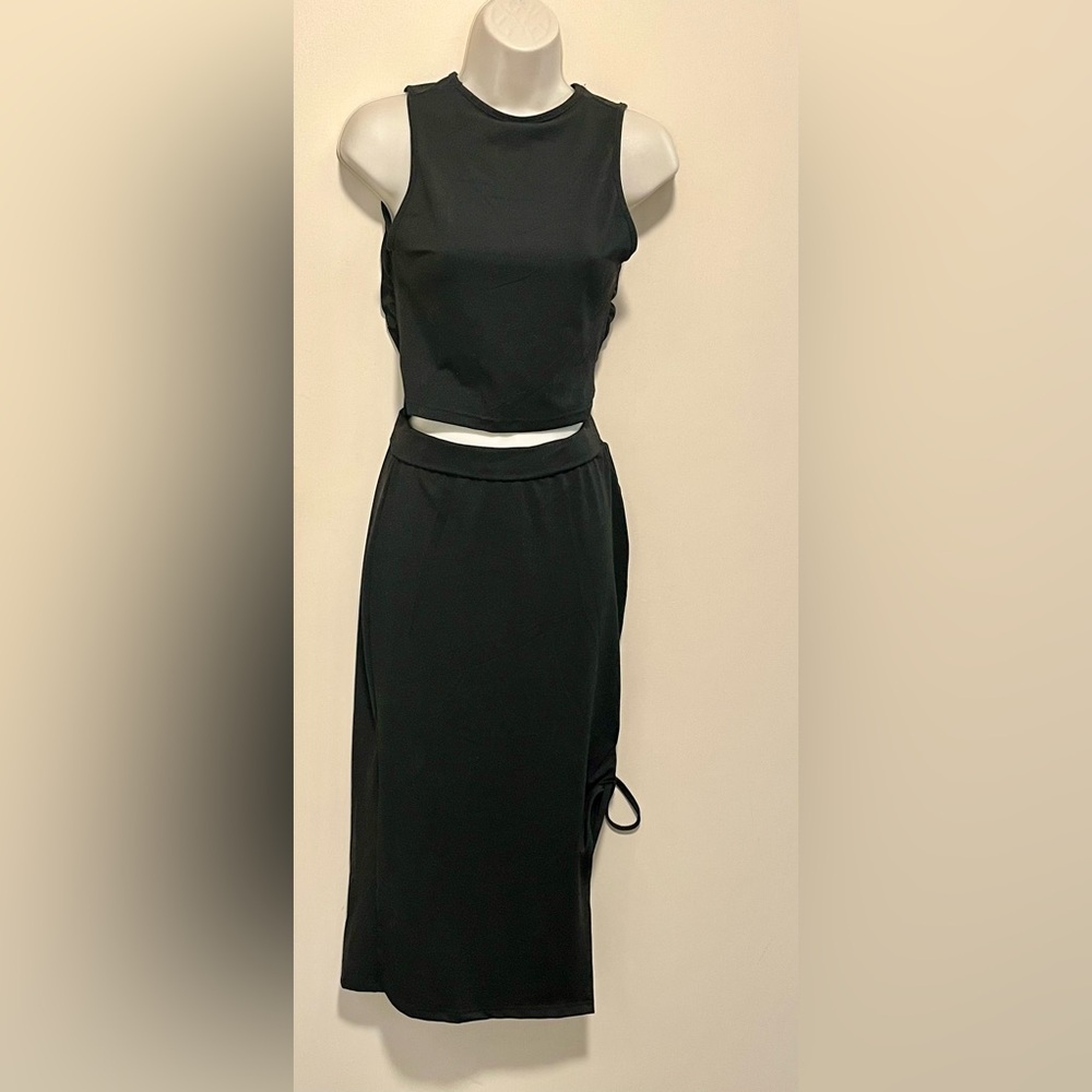SHEIN Black Skirt Set